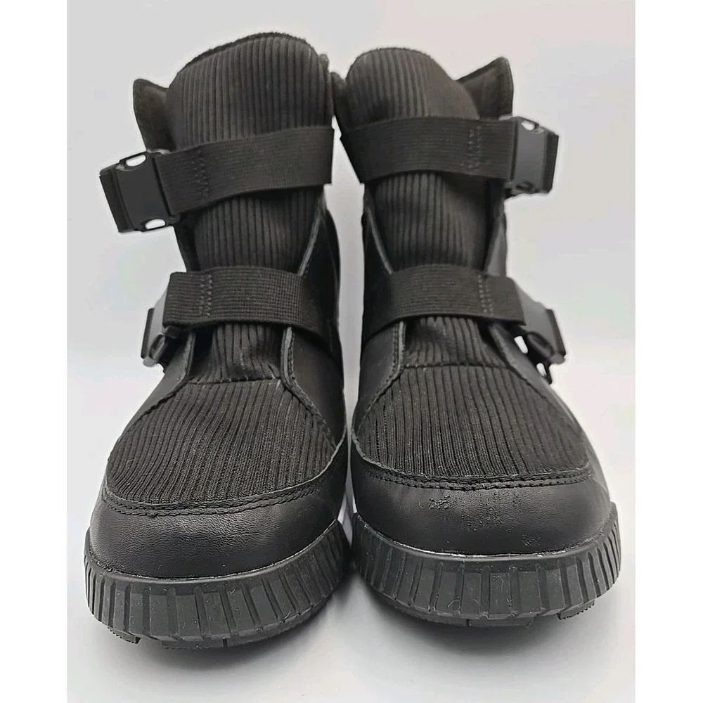 North Face Sierra Sport Strap Dry Vent Boots Women Size 10 Black Waterproof Boot